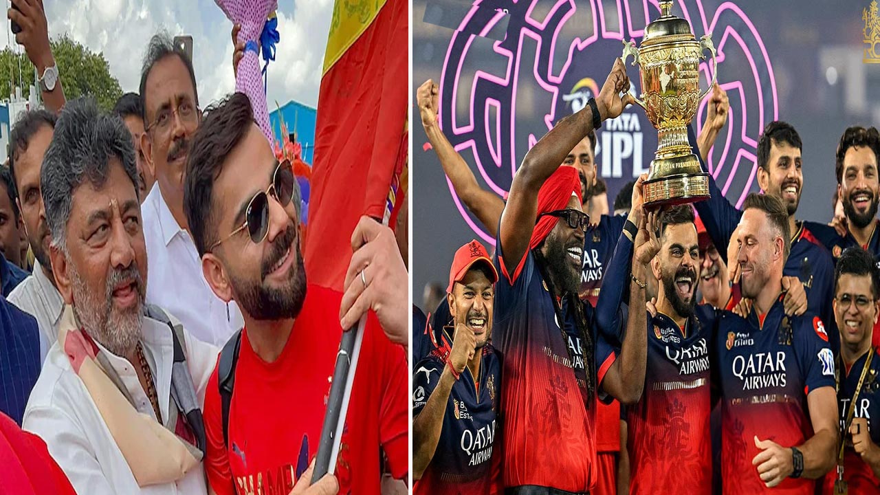 RCB Victory Parade: బెంగళూరు చేరుకున్న ఆర్సీబీ.. స్వాగతం పలికిన కర్ణాటక డిప్యూటీ సీఎం