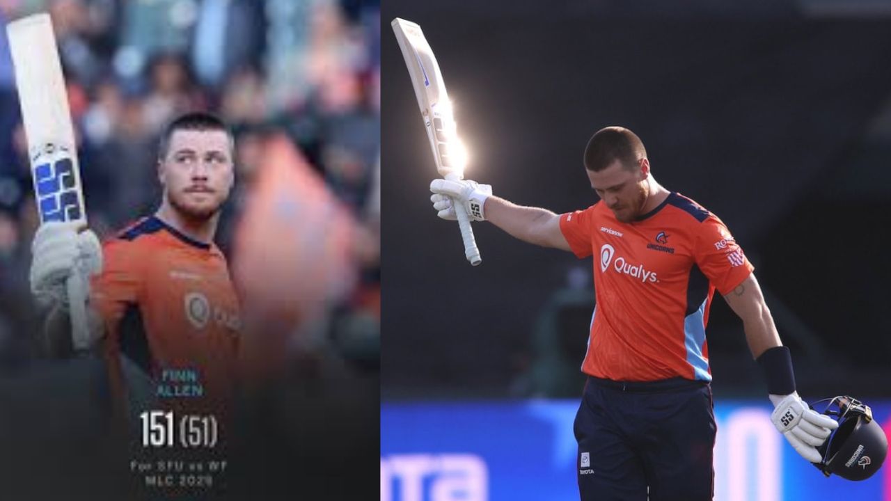 Finn Allen: చరిత్ర సృష్టించిన ఐపీఎల్ లో అమ్ముడుపోని ప్లేయర్.. ఏకంగా క్రిస్ గేల్ రికార్డే బ్రేక్..!