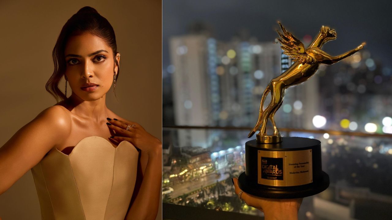 IWMBuzz Digital Awards: ‘పర్సనాలిటీ ఆఫ్ ది ఇయర్’ అవార్డు అందుకున్న మాళవిక మోహనన్..!