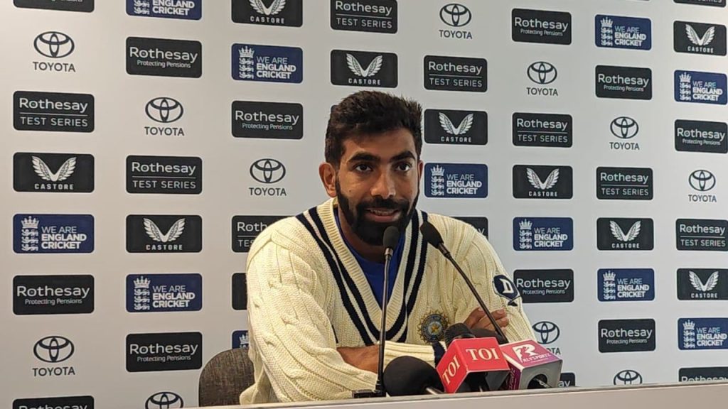 Jasprit Bumrah Press