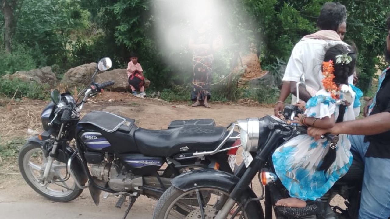 Crime News: సీఎం చంద్రబాబు ఇలాకాలో దారుణం.. మహిళను రోడ్డు పక్కన చెట్టుకు కట్టేసి..!