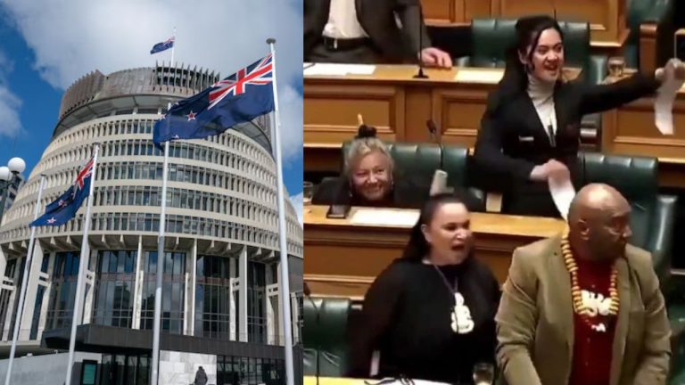 MPs Suspend: హాకా నిరసన.. పార్లమెంటు నుంచి ముగ్గురు ఎంపీలు సస్పెండ్..!