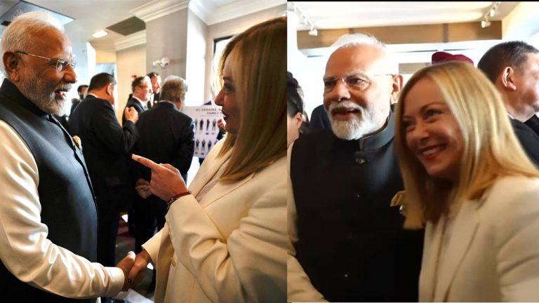 G7 Summit: జీ 7 సమ్మిట్‌లో మెలోని-మోడీ షేక్‌హ్యాండ్‌.. వీడియో వైరల్