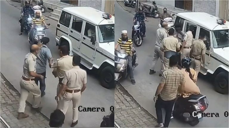 Rajasthan: “ఖాకీల దౌర్జన్యం”.. పోలీసు దెబ్బకు స్పృహ కోల్పోయిన దుకాణదారుడు..(వీడియో)