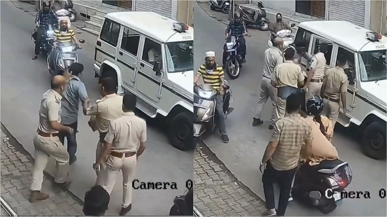 Rajasthan: “ఖాకీల దౌర్జన్యం”.. పోలీసు దెబ్బకు స్పృహ కోల్పోయిన దుకాణదారుడు..(వీడియో)