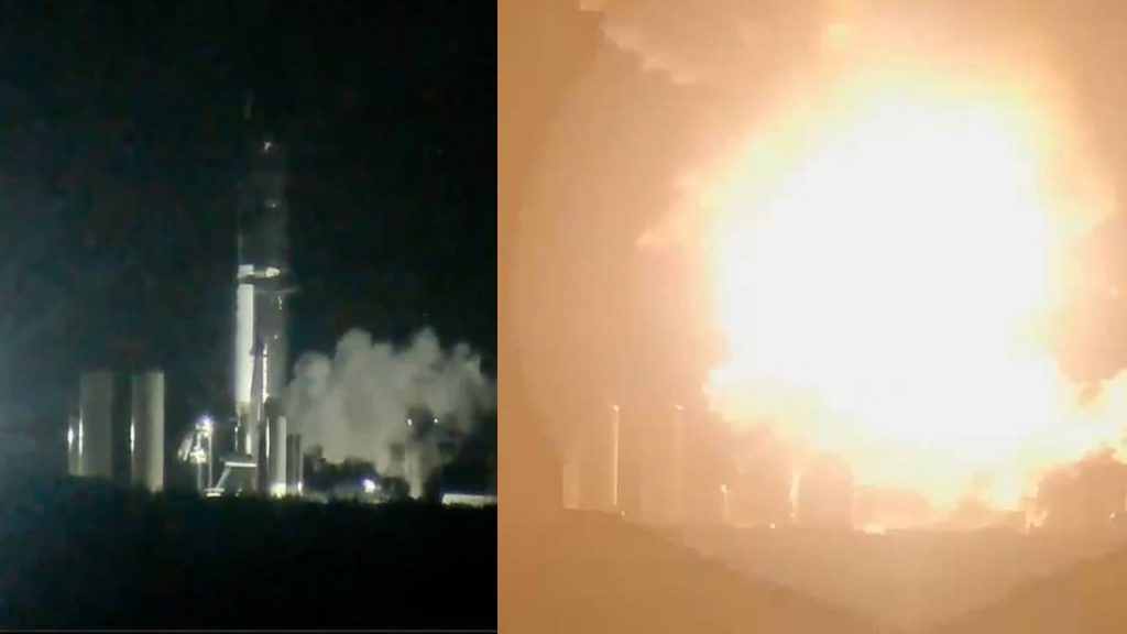 Space X Starshipexplodes