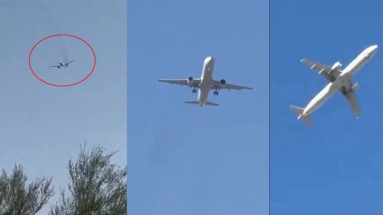 US: గాల్లో ఉండగా విమానంలో మంటలు.. సేఫ్‌గా ల్యాండింగ్.. వీడియో వైరల్