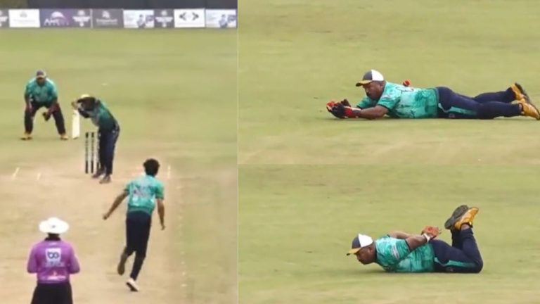Wicket Keeper Catch: నెవెర్ బిఫోర్.. ఎవర్ ఆఫ్టర్.. అనేలా క్యాచ్ ను పట్టుకున్న కీపర్.. వీడియో వైరల్..