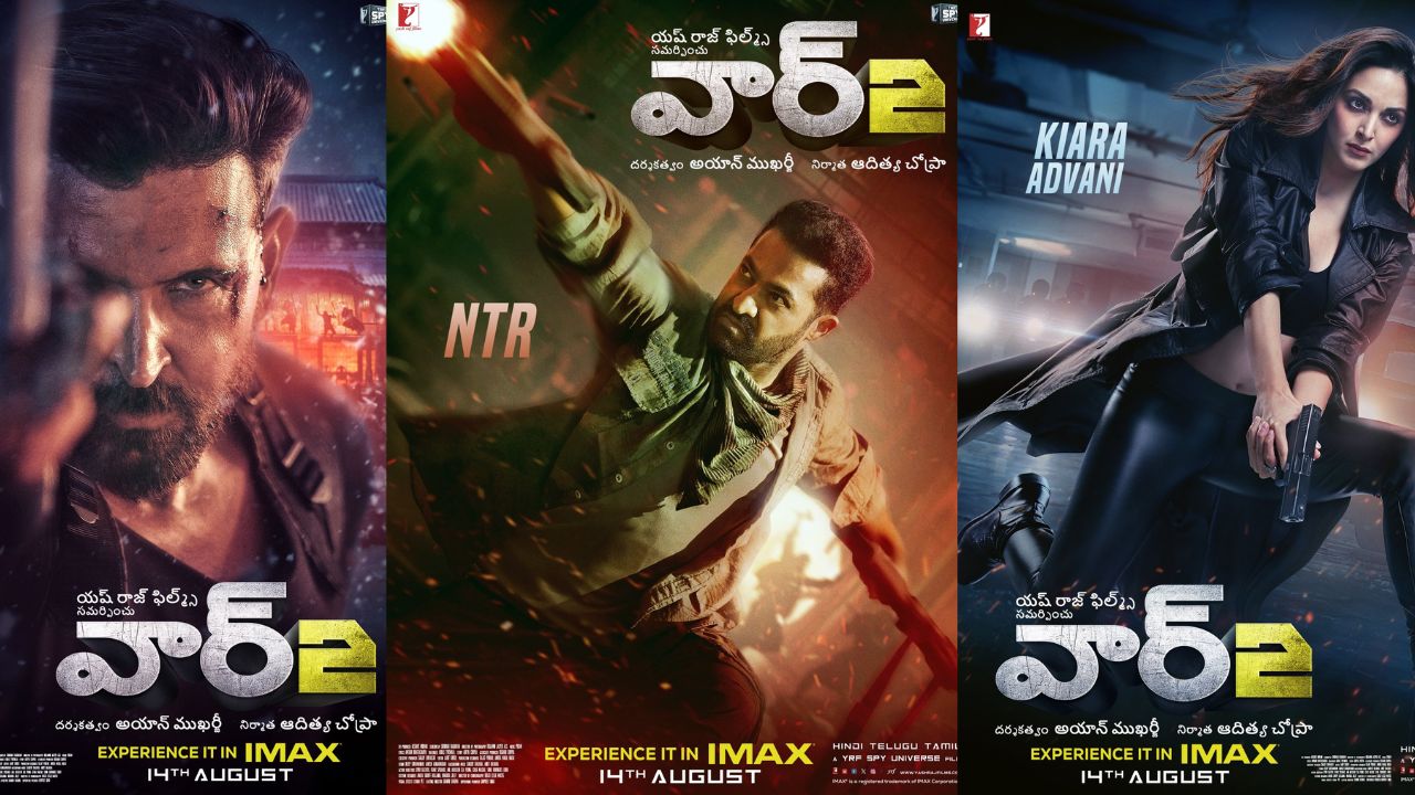 WAR 2: 50 డేస్ కౌంట్‌డౌన్‌ పోస్టర్స్ షేర్ చేసిన యంగ్ టైగర్