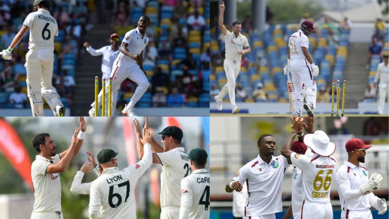 WI vs AUS: రసవత్తరంగా సాగుతున్న విండీస్, ఆసీస్ టెస్ట్ మ్యాచ్.. స్వల్ప లీడ్‌లో విండీస్