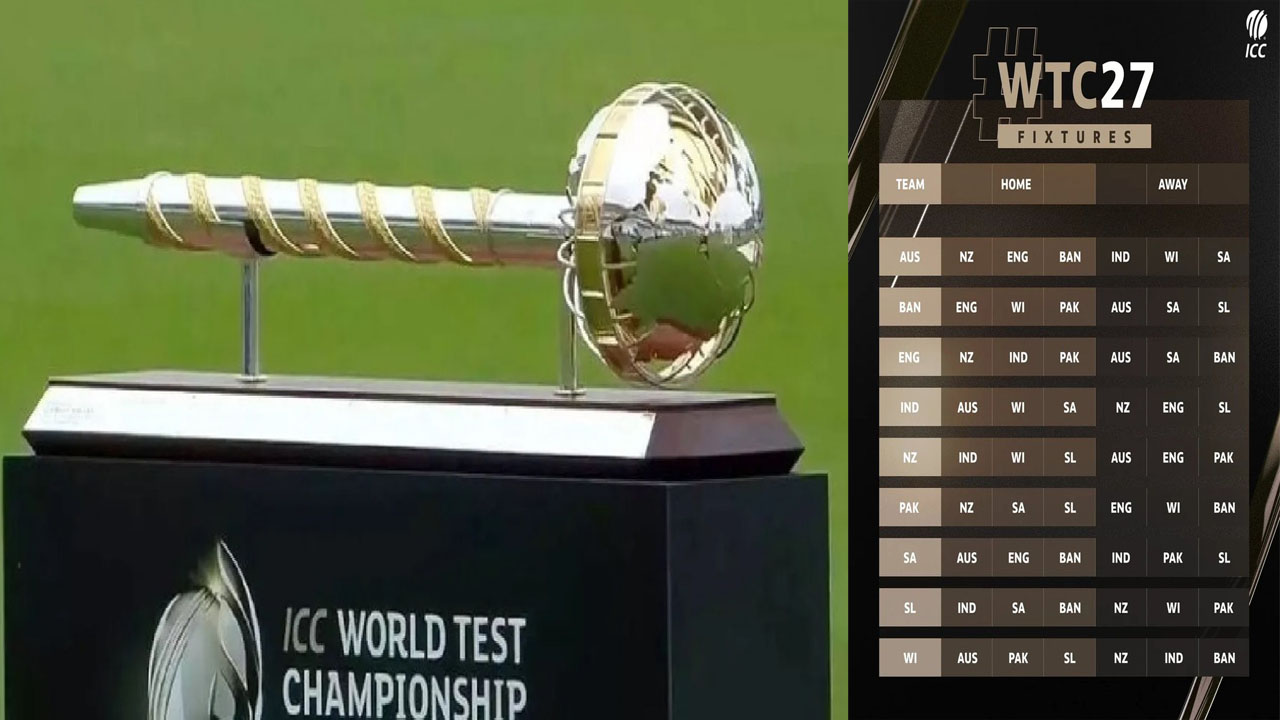 WTC 2025-27: వరల్డ్ టెస్ట్ ఛాంపియన్‌షిప్ షెడ్యూల్ విడుదల.. భారత్ ఎన్ని మ్యాచులు ఆడనుందంటే..?