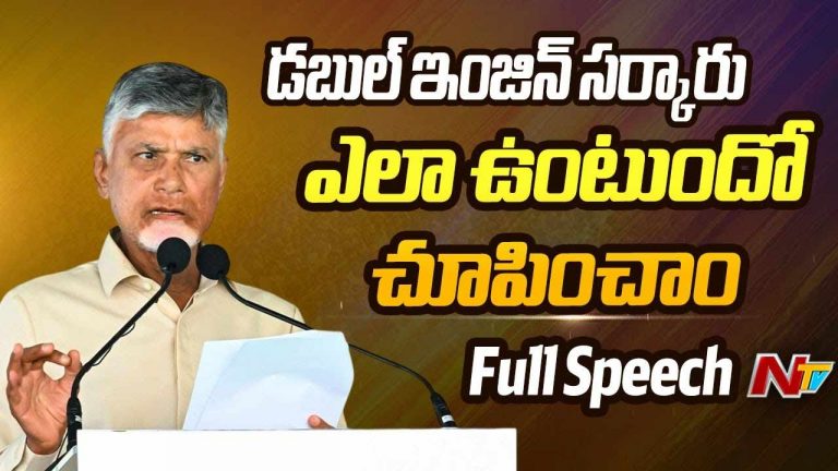CM Chandrababu: డబుల్‌ ఇంజిన్‌ సర్కారు ఎలా ఉంటుందో చూపించాం.. ఇదే జోరు కొనసాగిద్దాం..