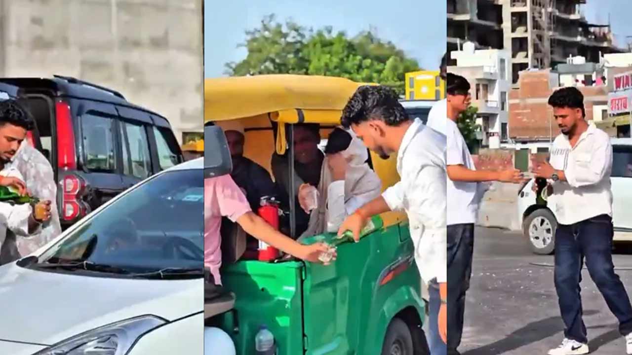 Youtuber : ఇలా కూడా చేస్తారా..? నిర్జల ఏకాదశి స్పెషల్ బీర్లు పంచిన యూట్యూబర్..!