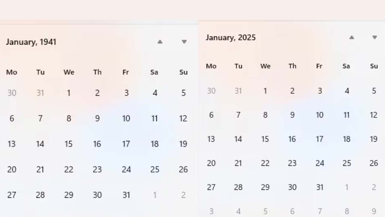 1941, 2025 Calendar: 1941లో ఏం జరిగిందో, 2025 లో కూడా అదే జరుగుతుందా?.. వైరల్ అవుతోన్న 84 ఏళ్ల క్యాలెండర్