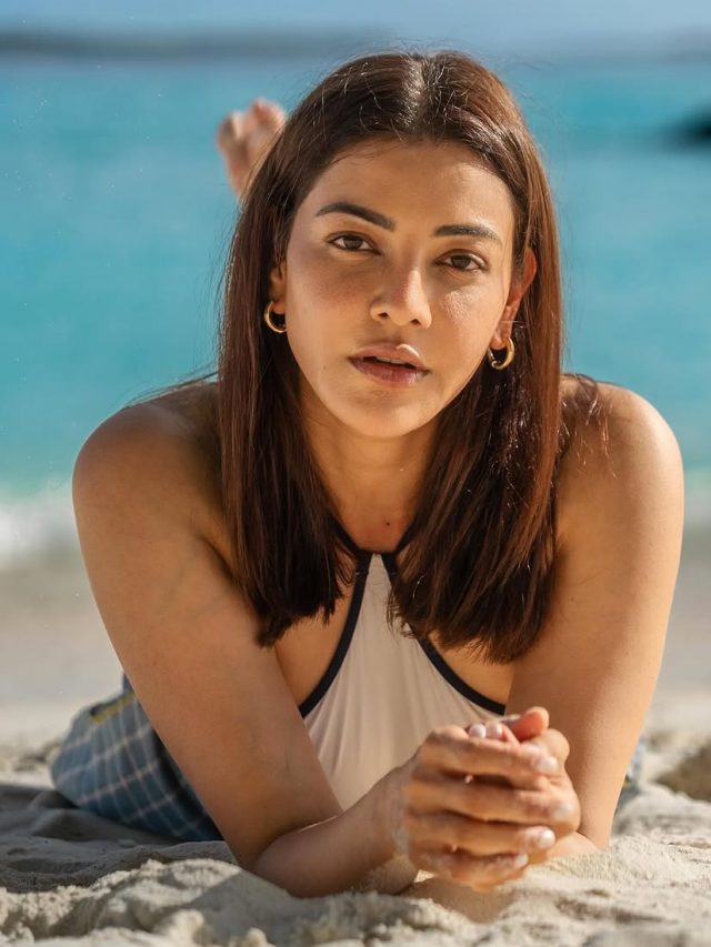 బికినీ వేసి బీచ్‌లో కాజల్ హల్చల్