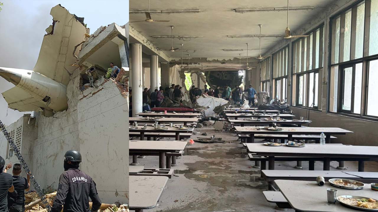 Air India Plane Crash: డాక్టర్స్ హాస్టల్ మీద కూలిన విమానం.. 20 మంది వైద్యులు మృతి