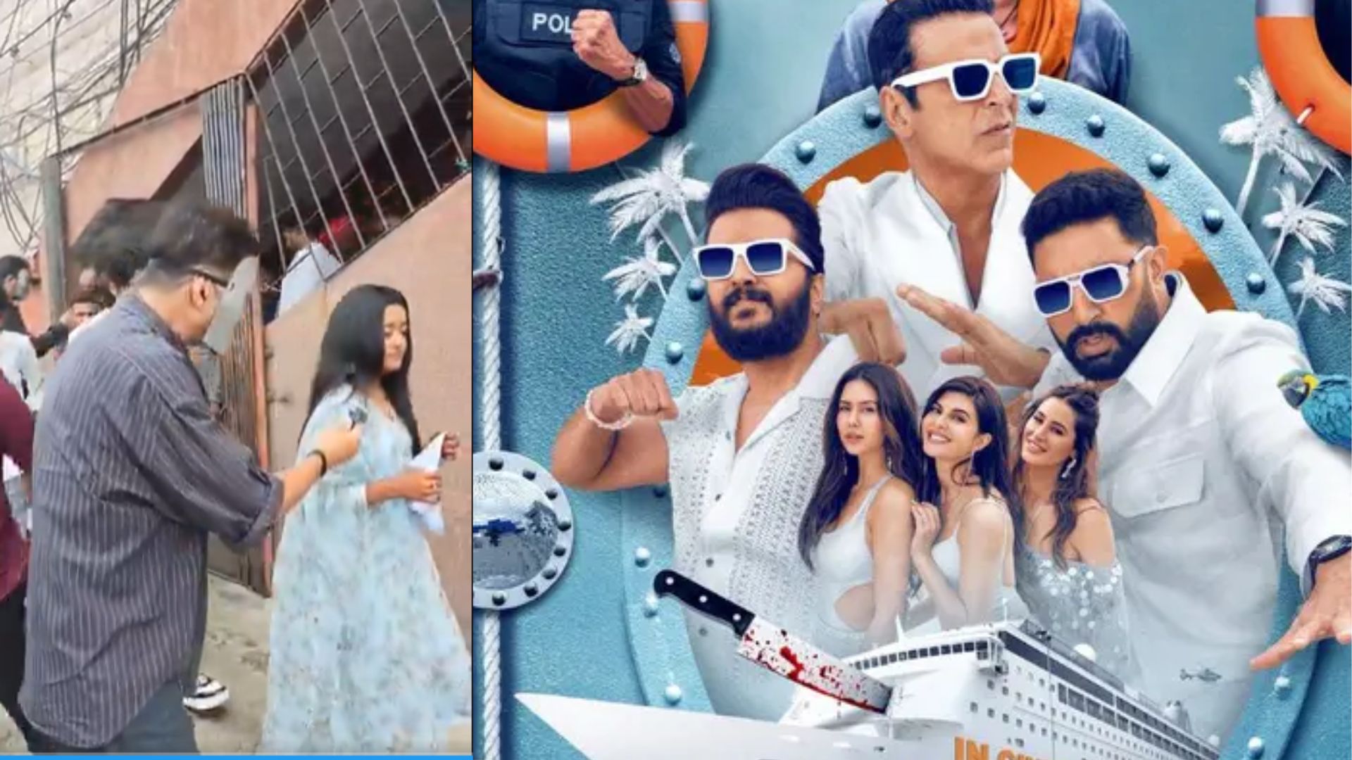 Housefull-5 : మాస్క్‌లో వచ్చి తన సినిమా రివ్వూ అడుగుతున్న స్టార్ హీరో.. వీడియో వైరల్