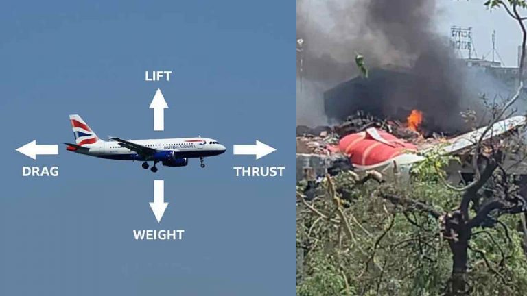 Air India plane crash: విమానం టేకాఫ్ వెనక ఉన్న సైన్స్ ఇదే.. విమాన గతిని నియంత్రించే 4 శక్తులు..