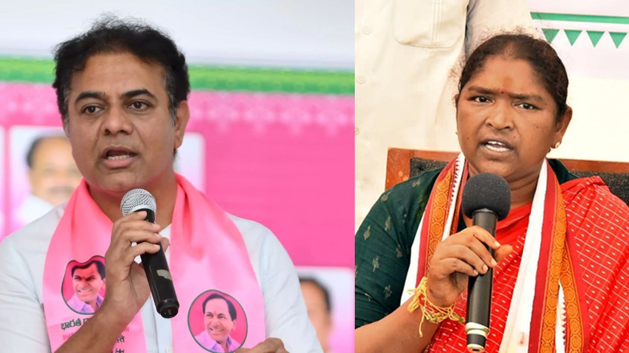 Minister Seethakka: కేటీఆర్‌ జైలుకు వెళ్లాలని కుతూహలంగా ఉన్నారు.. మంత్రి ఆసక్తికర వాఖ్యలు..!