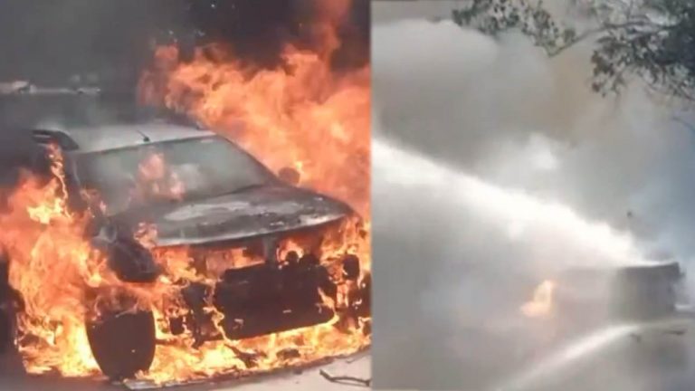 Tirumala: తిరుమలలో కారు దగ్ధం.. ఒక్కసారిగా చెలరేగిన మంటలు..