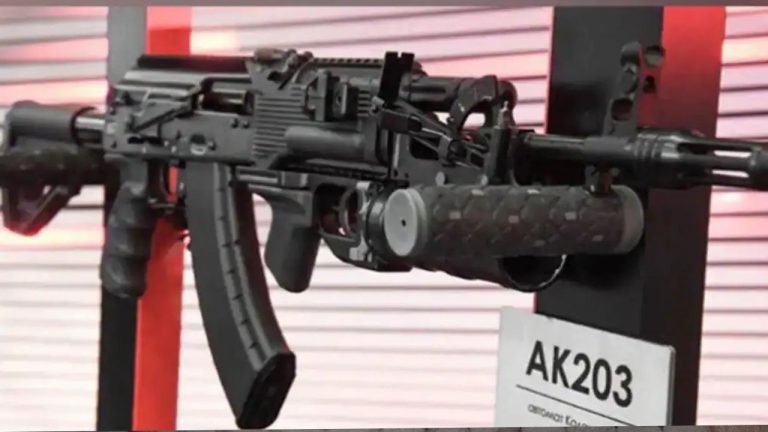 AK-203 Rifle: భారత్‌ కా ‘షేర్’ AK-203.. నిమిషానికి 700 బుల్లెట్లు, 800 మీటర్ల రేంజ్..