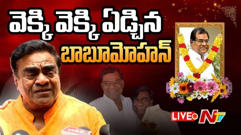Babu Mohan : కోటన్న వెళ్లిపోయాడు.. లైవ్ లో ఏడ్చిన బాబు మోహన్..