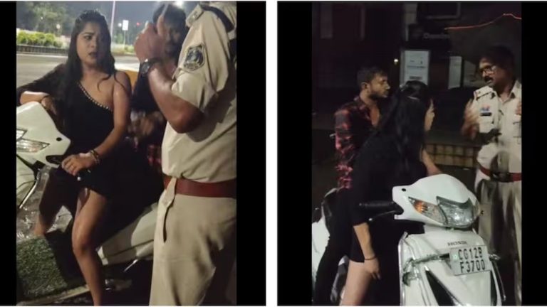 Chhattisgarh: మద్యం మత్తులో పోలీసులతో యువతి హల్‌చల్.. వీడియో వైరల్