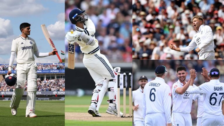 Eng vs IND: డబుల్ సెంచరీతో చెలరేగిన కెప్టెన్ శుభ్‌మ‌న్ గిల్.. భారీ స్కోర్ సాధించిన భారత్..!