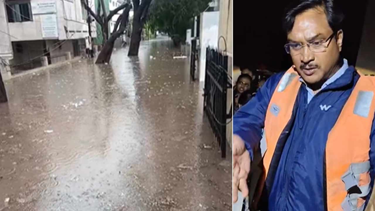 Hyderabad Rains : నీట మునిగిన ప్రాంతాల్లో హైడ్రా క‌మిష‌న‌ర్ ప‌ర్య‌ట‌న‌