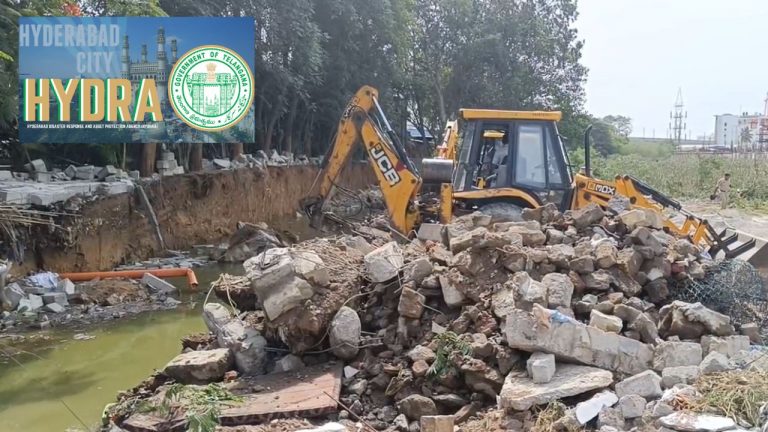 HYDRA: రూ.139 కోట్ల విలువైన భూమికి విముక్తి.. రాజేంద్రనగర్ లో ఆక్రమణలు తొలగింపు..!