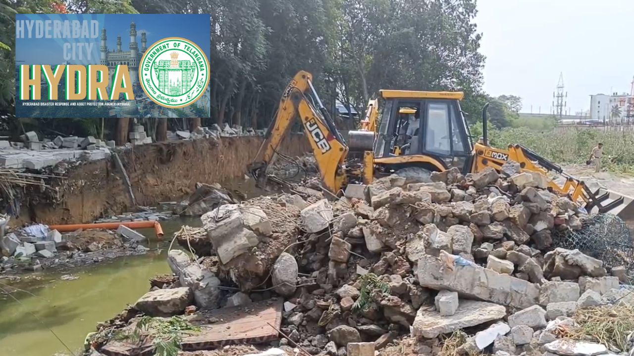 HYDRA: కూకట్‌పల్లి బాలాజీ నగర్ డివిజన్‌ హబీబ్ నగర్‌లో హైడ్రా కూల్చివేతలు.