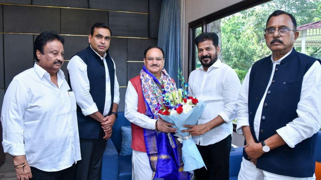 Jp Nadda Revanth Reddy