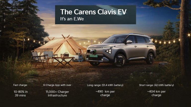 Kia Carens Clavis EV: నాలుగు వేరియంట్లలో కారెన్స్ క్లావిస్ EV లాంచ్.. ధర ఫీచర్లు ఇలా..!