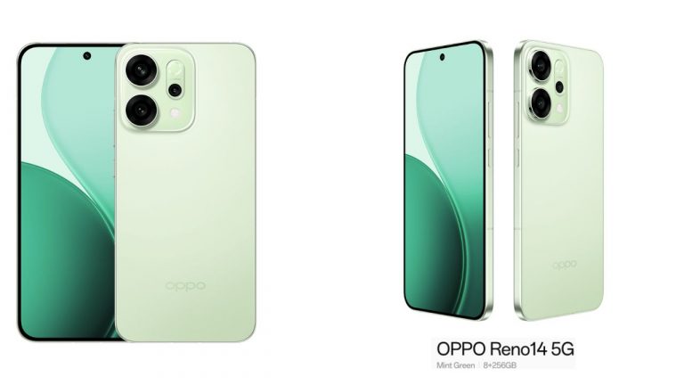 OPPO Reno14 5G: అమ్మకాల్లో సంచనాలను సృష్టిస్తున్న ఒప్పో Reno 14.. కొత్త మింట్ గ్రీన్ కలర్ వేరియంట్ లాంచ్..!
