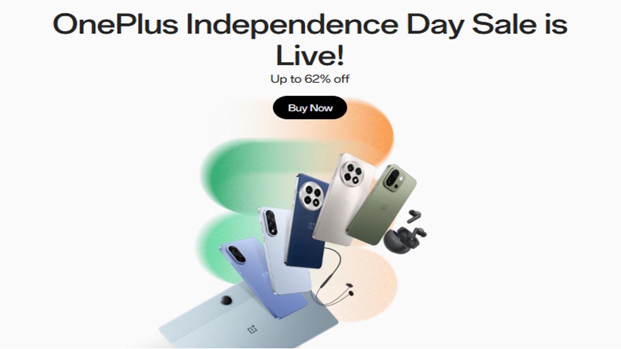 OnePlus Independence Day Sale: ఆఫర్లే.. ఆఫర్లు! వన్⁭ప్లస్ ఇండిపెండెన్స్ డే సేల్⁭లో భారీ డిస్కౌంట్స్!