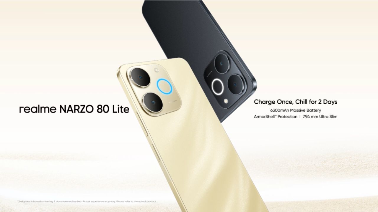 Realme NARZO 80 Lite 4G:  కేవలం రూ.6,599కే మిలిటరీ గ్రేడ్ ఫోన్.. 6300mAh భారీ బ్యాటరీతోపాటు మరిన్ని ఫీచర్స్..!