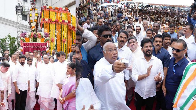 Konijeti Rosaiah : రోశయ్య విగ్రహాన్ని ఆవిష్కరించిన సీఎం రేవంత్‌, ఖర్గే