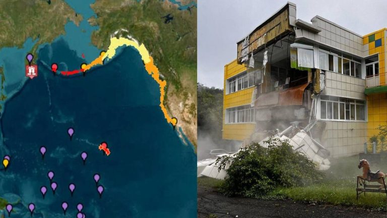 Russia Earthquake: వెలుగులోకి షాకింగ్ వీడియోలు.. హడలెత్తిపోయిన ప్రజలు