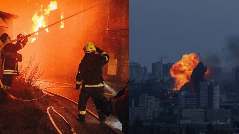 Russia-Ukraine: ఉక్రెయిన్‌పై రష్యా క్షిపణి దాడి.. తగలబడిన పలు భవంతులు