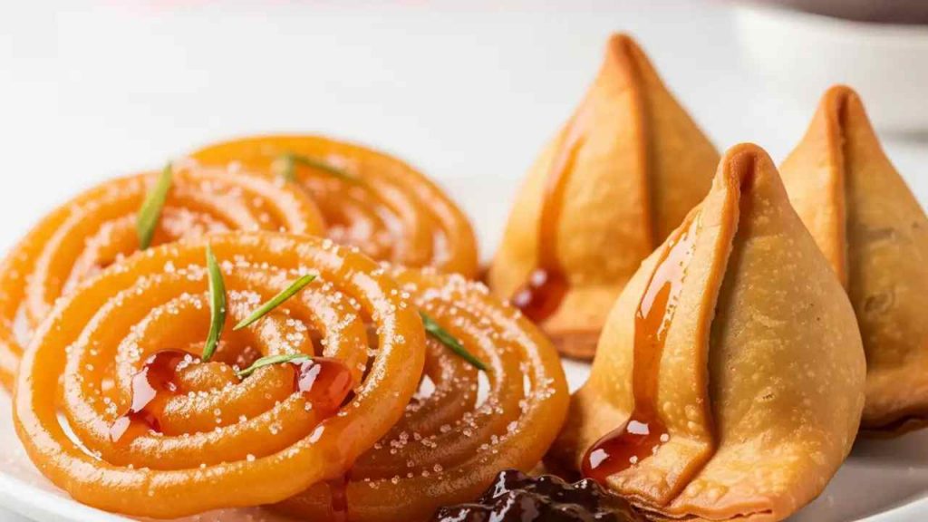Samosa And Jalebi
