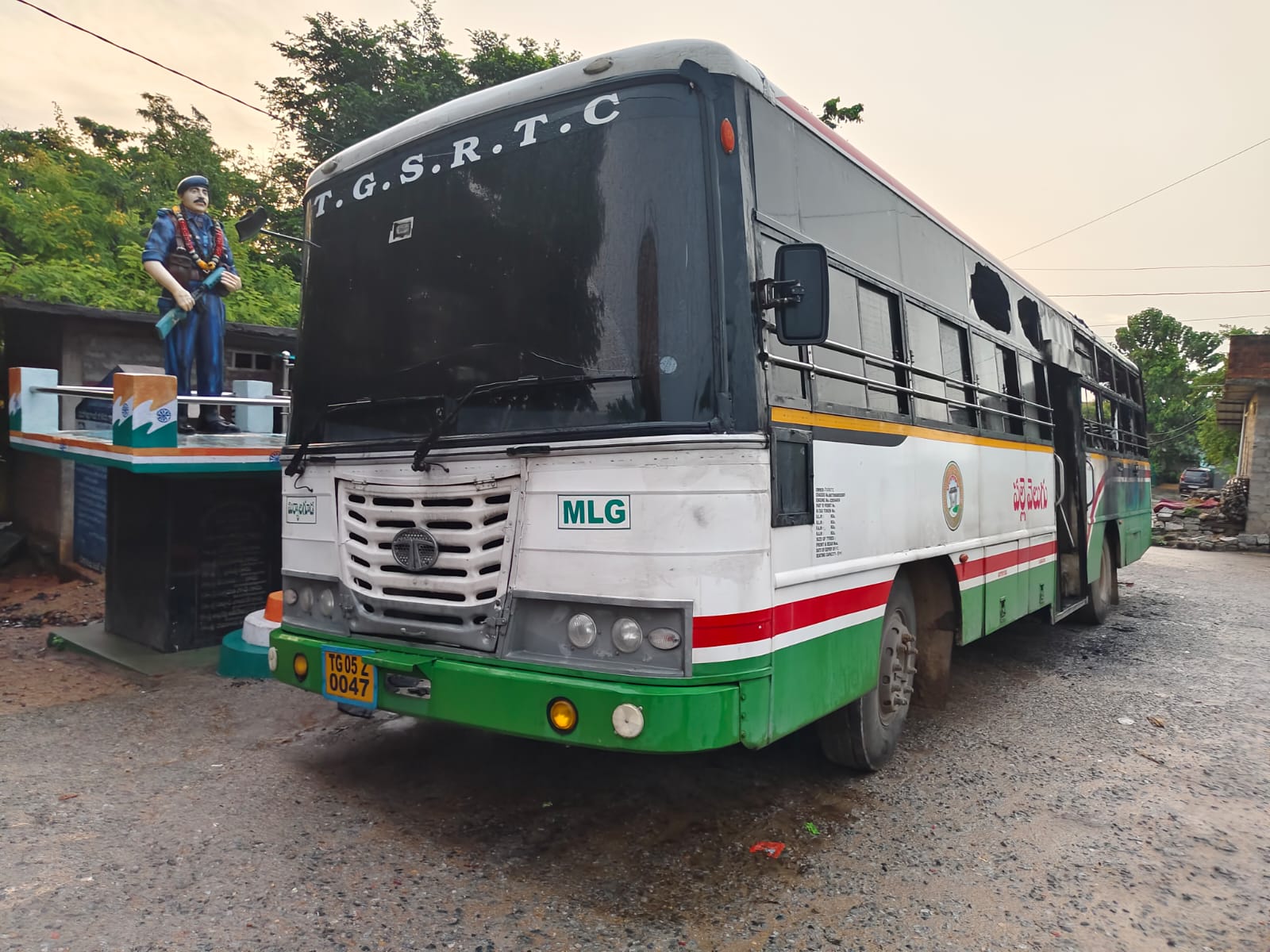 Tsrtc Bus Fire2