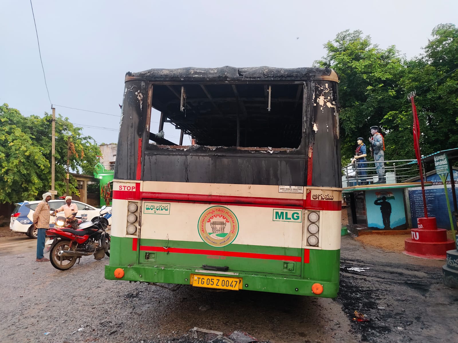 Tsrtc Bus Fire3