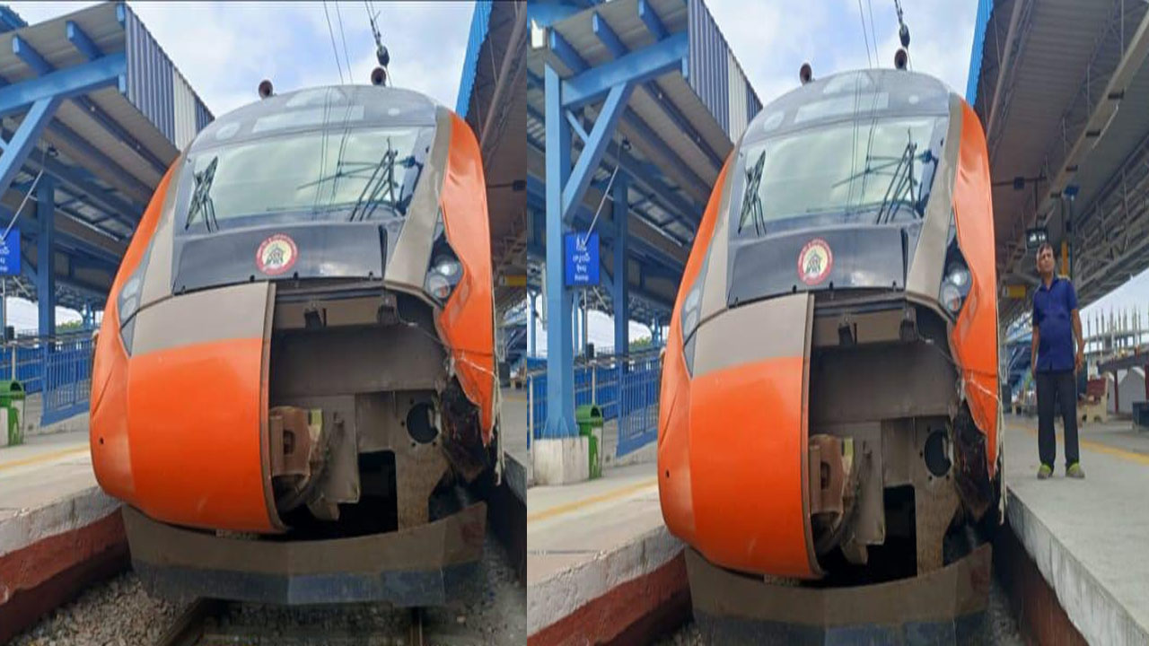 Vande Bharat: వందే భారత్ ఎక్స్ ప్రెస్‌కు తప్పిన పెను ప్రమాదం..