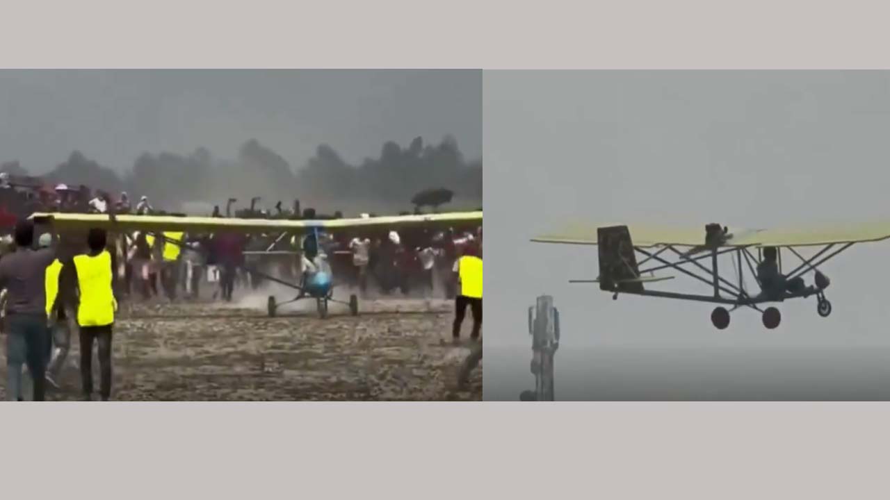 Aircraft: బీహార్ యువకుడి ఘనత.. రూ. 7,000 ఖర్చుతో.. స్క్రాప్‌ని ఉపయోగించి ఎగిరే విమానం తయారీ(వీడియో)
