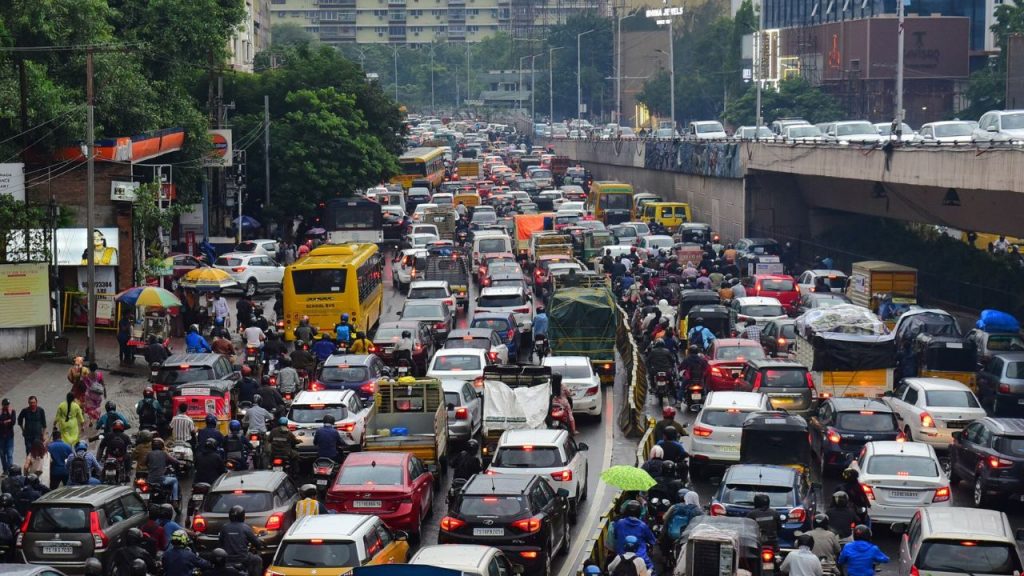 Hyderabad Traffic Rain