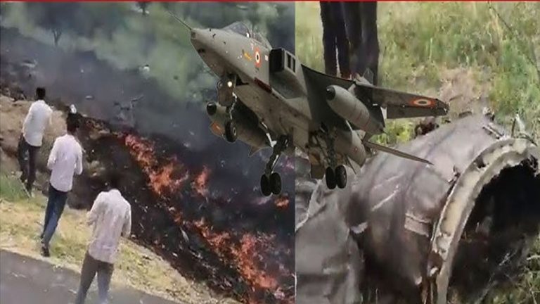 Rajasthan: పొలంలో కుప్పకూలిన జాగ్వార్ ఫైటర్ జెట్.. 5 నెలల్లో కూలిన మూడో విమానం..