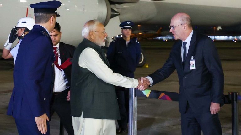 PM Narendra Modi: బ్రెజిల్ చేరుకున్న ప్రధాని మోడీ.. 17వ బ్రిక్స్ శిఖరాగ్ర సమావేశానికి హాజరకానున్నారు