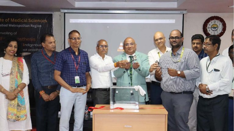 Prosthetic Foot : తెలంగాణలో తయారైన కృత్రిమ పాదం… రూ. 20,000కే కొత్త జీవితం