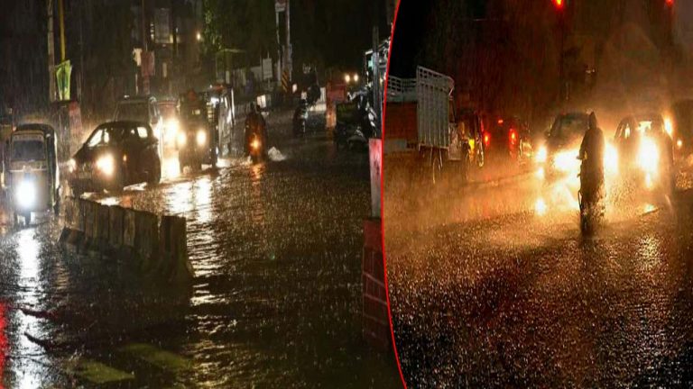 Heavy Rain: హైదరాబాద్ లో భారీ వర్షం.. స్తంభించిన ట్రాఫిక్