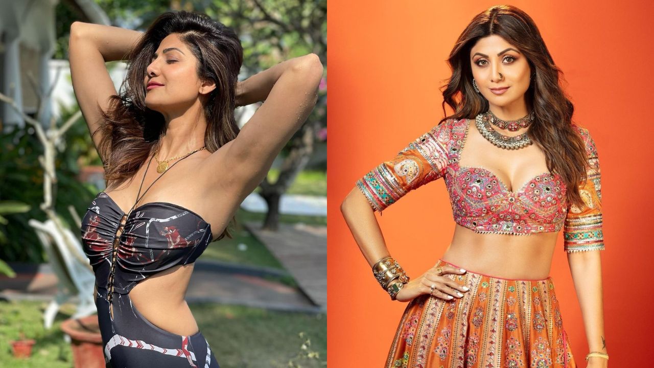 Shilpashetty : పింక్ శారీలో శిల్పంలా మెరుస్తున్న శిల్పా శెట్టి